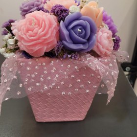 تصویر دسته گل شمع phonix_candle