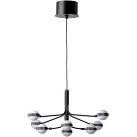 تصویر لوستر ایکیا مدل STORSLINGA سایز 70 سانتی متر storslinga led chandelier 8 armed