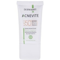 تصویر فلوئید ضد آفتاب درمالیفت مدل ACNEVIT حجم ۴۰ میلی لیتر SPF 50 
