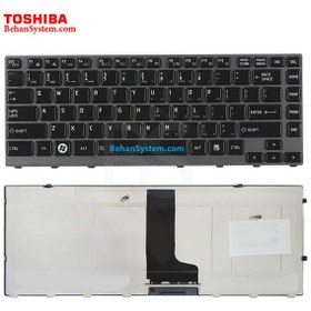 تصویر کیبورد لپ تاپ Toshiba Satellite P740 / P740D 