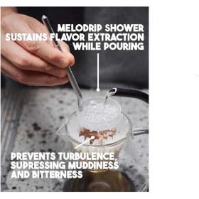 تصویر ملودریپ دسته استیل Melodrip Pour Over Coffee Tool Melodrip Pour Over Coffee Tool