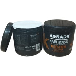 تصویر ماسک مو کراتینه آگرادو (اگرادو) AGRAD HAIR MASK KERATIN حجم 500 میل اصلی 