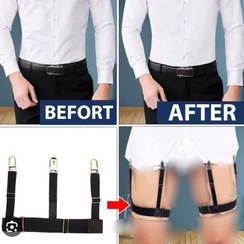 تصویر هولدر پیراهن رنگ سفید (یک جفت) 