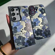 تصویر قاب سوکول شکوفه های بنفش 