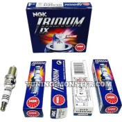 تصویر شمع ایریدیم ix پایه کوتاه فیلر 8 انجیکا 6418 (بسته ۴ عددی) NGK Spark Plug BKR6EIX 6418 Iridium IX JAPAN