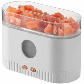 تصویر دستگاه بخور سرد مدل salt lamp aroma diffuser 