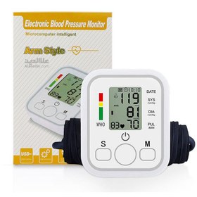 تصویر دستگاه فشار سنج بازویی مدل Arm Style Electric blood pressure monitor 