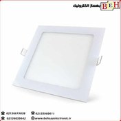 تصویر پنل سقفی 12 وات LED مربعی توکار 16*16 یکتا افروز 