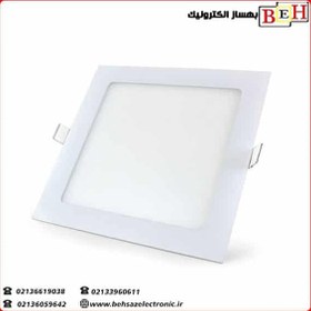 تصویر پنل سقفی 12 وات LED مربعی توکار 16*16 یکتا افروز 