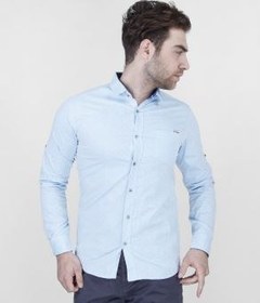 تصویر Zino پیراهن پنبه ای مردانه طرح خال خالی 
