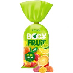 تصویر پاستیل کادویی ژله ای روشن میکس میوه های زمستانی Roshen bonny fruit 