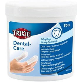 تصویر پد تمیزکننده دندان حیوانات تریکسی 50 عددی Trixie Dental Care 50