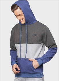 تصویر هودی با جیب جلو برند campus sutra Front Pocket Hoodie