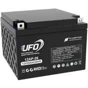 تصویر باتری سیلد اسید 12V/28AH UFO 12V/28AH UFO BATTERY