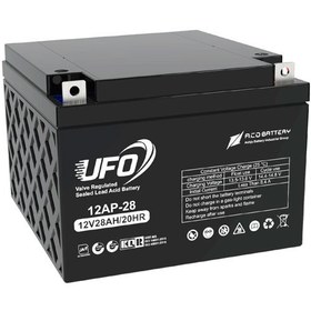 تصویر باتری سیلد اسید 12V/28AH UFO 12V/28AH UFO BATTERY