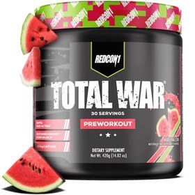 تصویر پمپ توتال وار ردکان وان 420 گرمی اورجینال REDCON1 Total War Pre Workout 420g