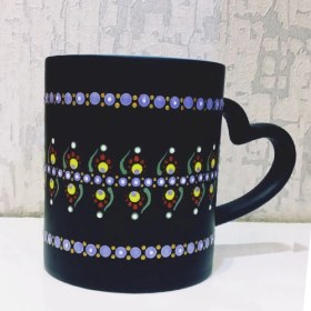 تصویر ماگ سرامیکی دسته قلبی وارداتی حرارتی لیوان سرامیکی