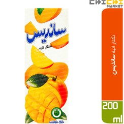 تصویر آبمیوه ساندیس طعم انبه حجم ۲۰۰ میلی لیتر 