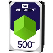 تصویر حافظه اچ دی دی اینترنال وسترن دیجیتال سبز ظرفیت 500 گیگابایت استوک Western Digital Green 500GB Internal HDD Used
