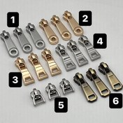 تصویر سرزیپ5جهت زیپ فلزی (طرح ykk کیفیت اعلاء و سنگین ) 