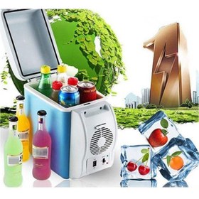 تصویر یخچال خودرو 7.5 لیتری با قابلیت سردکن و گرمکن CAR REFRIGERATOR 7.5 LITRE