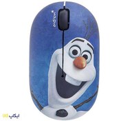 تصویر ماوس سیم دار همراه با ماوس پد اکرون مدل OM299 طرح Cut The Rope 