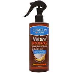 تصویر روغن برنزه کننده کامان حاوی روغن هویج و نارگیل مناسب انواع پوست مدل Tanning Oil حجم 400 میل 