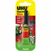تصویر چسب مایع قطره ای سوپرگلو اوهو UHU liquil super glue 3g 