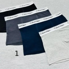 تصویر شورت مردانه نیم پا کلوین کلاین کبریتی کش پهن (12 عددی) 