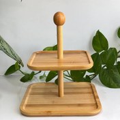 تصویر شیرینی خوری بامبو مربع 