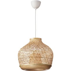 تصویر لوستر ایکیا مدل MISTERHULT سایز 45 سانتی متر misterhult pendant lamp bamboo handmade