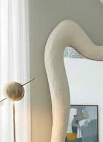 تصویر آینه قدی پاپیه ماشه 