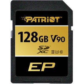 تصویر کارت حافظه Patriot V90 SDXC UHS-II U3 SD Card 128GB 