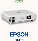 تصویر ویدئو پروژکتور اپسون مدل EB-E01 ا Epson EB-E01 3LCD Video Projector Epson EB-E01 3LCD Video Projector