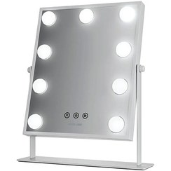 تصویر آینه آرایشی LED دار 9 تایی گرین لاین Green Lion Glam Shine Makeup Mirror 9 LED Lights