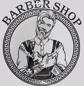 تصویر برچسب شیشه آرایشگاه barber shop