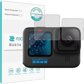 تصویر گلس دوربین GO PRO hero 11 مدل نانو هیدروژل مات برند راک اسپیس کد 26605S 