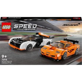 تصویر لگو سری اسپید مدل مک لارن سولوس فرمول ۱ ۷۶۹۱۸ - LEGO Speed ​​Champions McLaren Solus GT and McLaren F1 LM 76918 ۵۸۱ قطعه