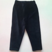 تصویر شلوار مخمل کبریتی سرمه ای تیره امیرکوچولو 