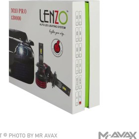 تصویر هدلایت لنزو (Lenzo) مدل M10 PRO پایه H7 (بسته دوتایی) ا Lenzo Headlight M10 Pro H7 Lenzo Headlight M10 Pro H7