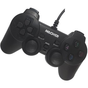 تصویر دسته بازی مچر تکی شوکدار MR-57 PC Gaming Controller MR-57 PC Gaming Controller