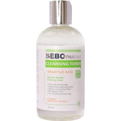 تصویر تونر پاک کننده پوست صورت مناسب پوست چرب سبو فارما 250ML - مای 