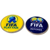 تصویر سکه داوری فیفا فوتبال و فوتسال و فوتبال ماسه ای - کد 2109762 