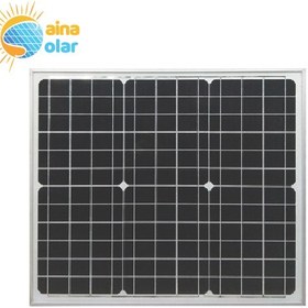 تصویر پنل خورشیدی مونو کریستال 30 وات Yingli YL30D-18B 