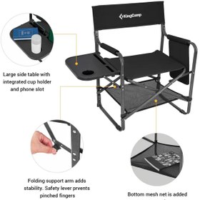 تصویر صندلی کارگردانی کینگ کمپ مدل KC2213 