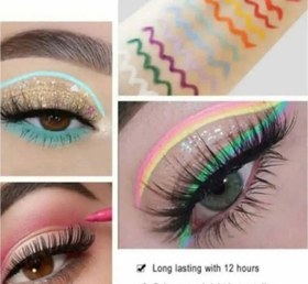 تصویر سرمه رنگی پیچی 