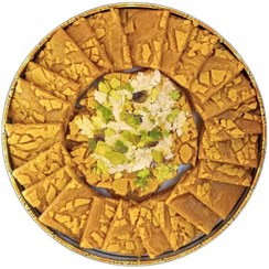 تصویر سوهان باقلوایی و گل روغن نباتی با وزن 350 گرم 