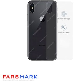 تصویر گلس پشت گوشی Apple iPhone X 