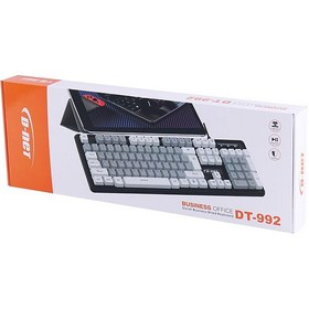 تصویر کیبورد سیم دار دی نت مدل DT-992 D-NET wired Keyboard DT-992