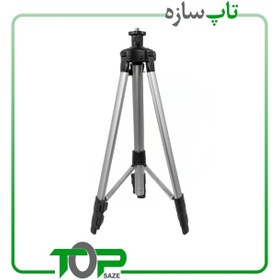 تصویر سه پایه تراز لیزری تلسکوپی مجهز به کپسول و تنظیم ارتفاع پی ام PM